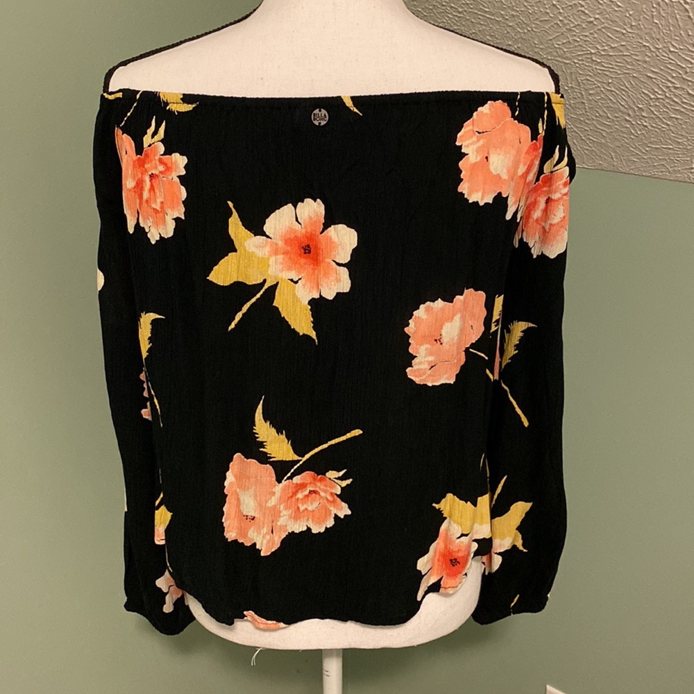 Billabong Floral Off The Shoulder Top - Picture 4 of 5